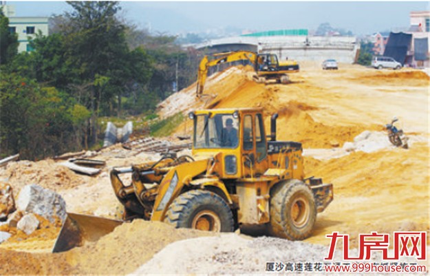 厦沙高速莲花互通段预计5月通车——九房网