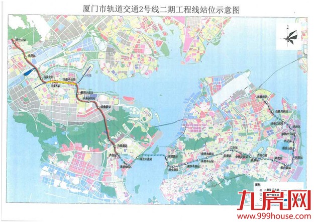 厦门地铁2号线高林站更名五通站 配套项目正征求方案——九房网