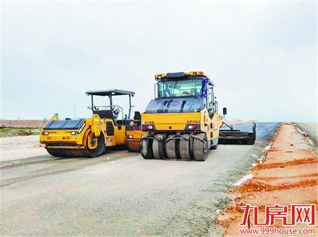 厦新机场土地准备工作有序推进 运输专用通道开始摊铺沥青——九房网