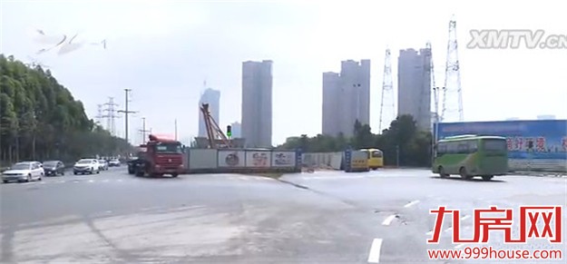 马青路改造第三阶段围挡 工程完成近半有望年底通车——九房网