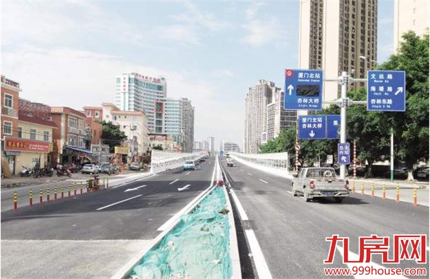 杏林东路立交主线桥通车 串起杏林大桥、北站和新阳大桥——九房网