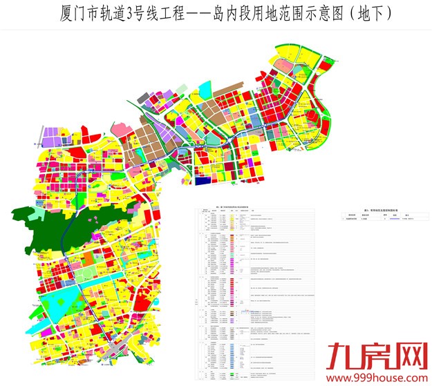 厦地铁3号线选址图公示 预留远期对接厦大翔安校区——九房网
