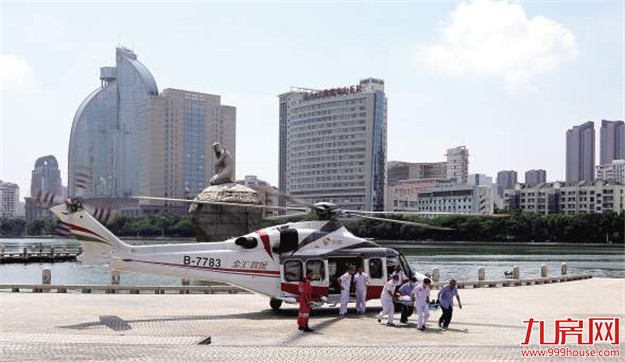 厦门开展直升机医疗急救演练 空中“ICU”和死神抢时间——九房网