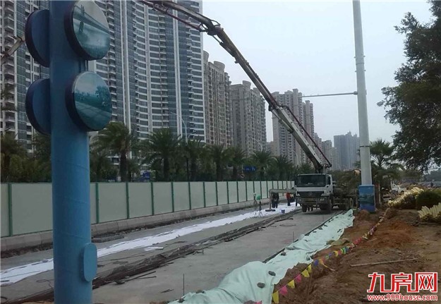 车辆绕行！地铁2号线围挡施工 海沧大道部分辅道单行——九房网