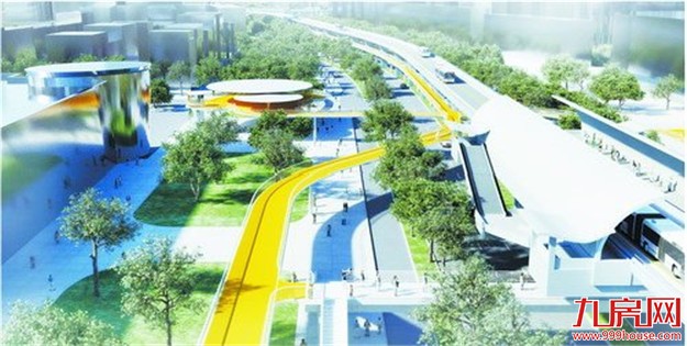 我市拟建“空中”自行车道 设于BRT桥下单侧单向两车道——九房网 我市拟建“空中”自行车道 设于BRT桥下单侧单向两车道——九房网