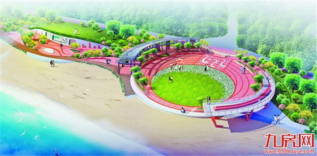 环岛路岸线整治工程将启动景观施工 包括明月广场及步道自行车道——九房网