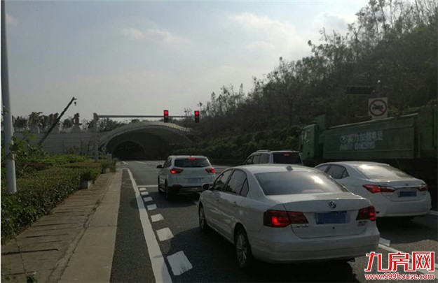 翔安隧道进岛方向入口处启用红绿灯 部分时段将控制车流——九房网