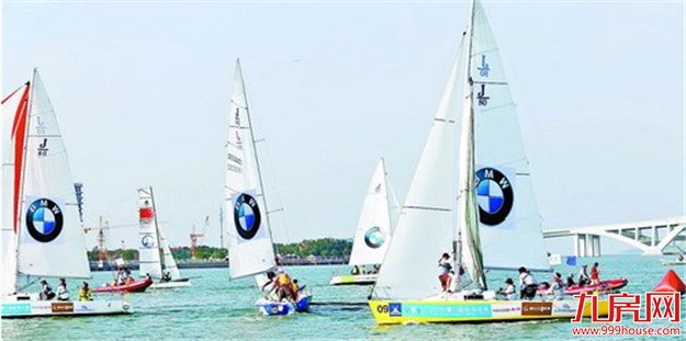 中国俱乐部杯帆船挑战赛对抗赛开赛 周末去五缘湾看帆船竞逐——九房网