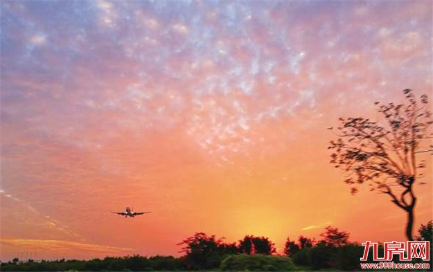 昨天厦门暖阳相伴 火烧云红透半边天——九房网