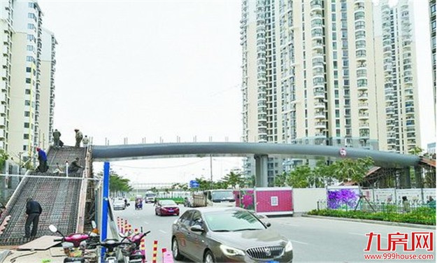 减少交通安全隐患 三座人行天桥将在春节前投用——九房网