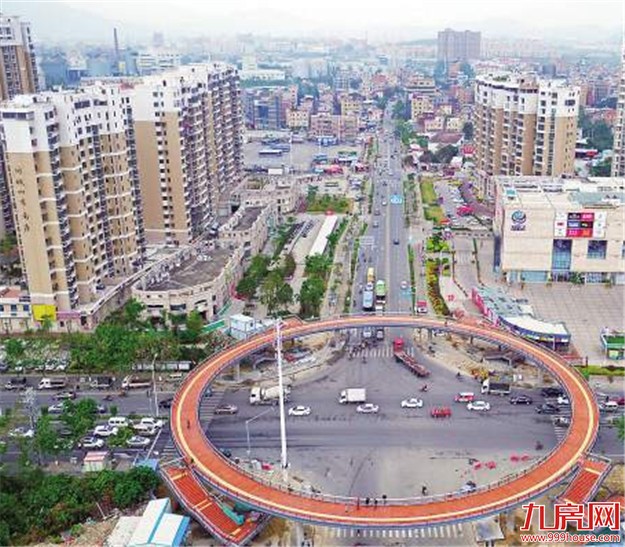 厦门首座环形天桥投用 同安必达天桥将与BRT枢纽站无缝衔接——九房网