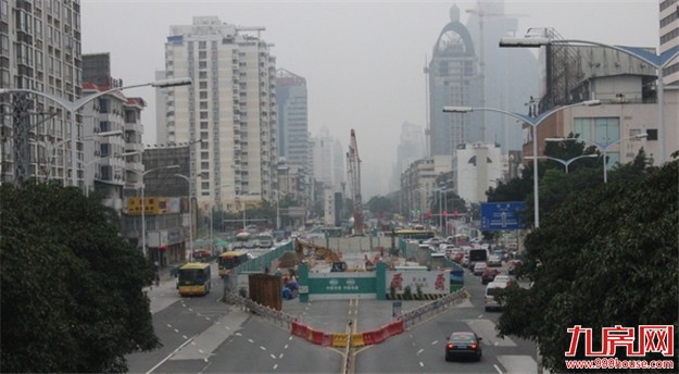 因地铁2号线建设需要 明起育秀东路站将围挡施工——九房网