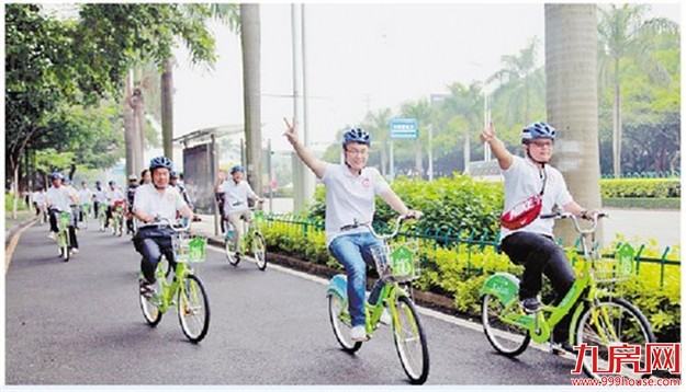 厦门岛内公共自行车系统建设基本完成 车道超200km——九房网