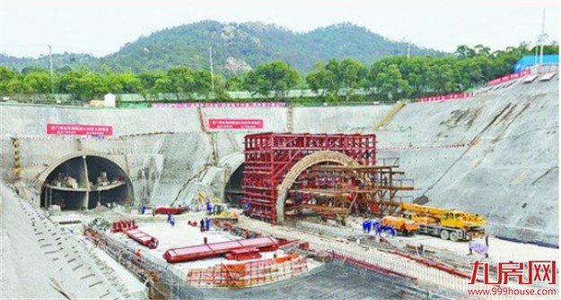 海沧隧道开始浇筑"内衬" 岛内端主洞预计上半年开挖——九房网
