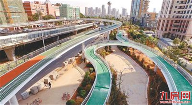 探访厦门空中自行车道：禁机动车电动车与行人通行——九房网