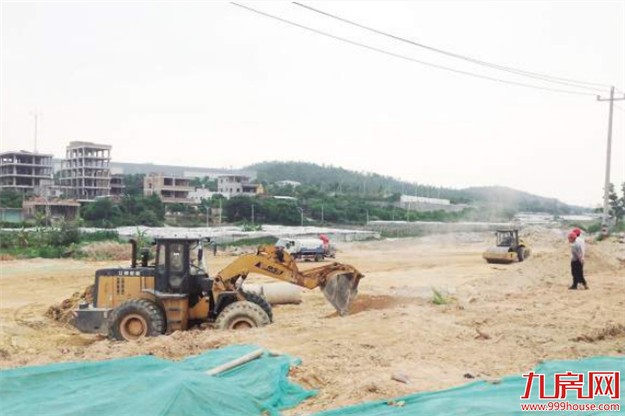 洪新路—同新路段昨全面动工 整个同翔大道明年年底通车——九房网