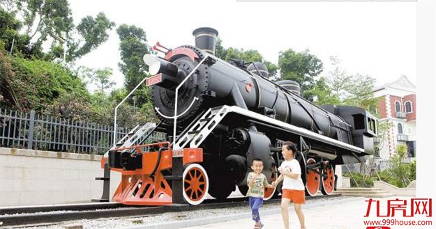 海堤公园新增多处景观 厦门首列"火车头"模型最受欢迎——九房网