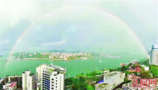 今早鹭岛呈现祥瑞天象 美丽彩虹添彩厦门会晤——九房网