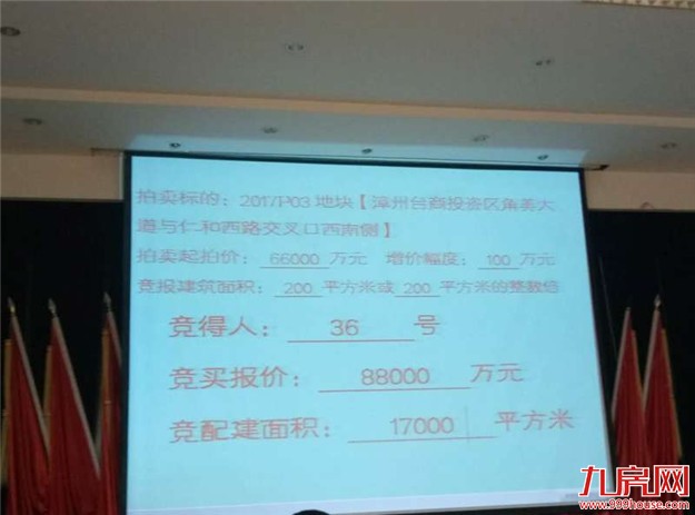 隐形楼面价15639元/㎡、竟配建17000㎡!角美又炸出新地王!——九房网 隐形楼面价15639元/㎡、竟配建17000㎡!角美又炸出新地王!——九房网