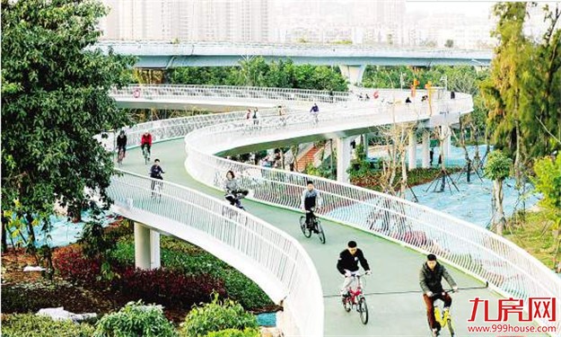 空中自行车道获中国人居环境奖 今年福建共有9个项目获奖——九房网