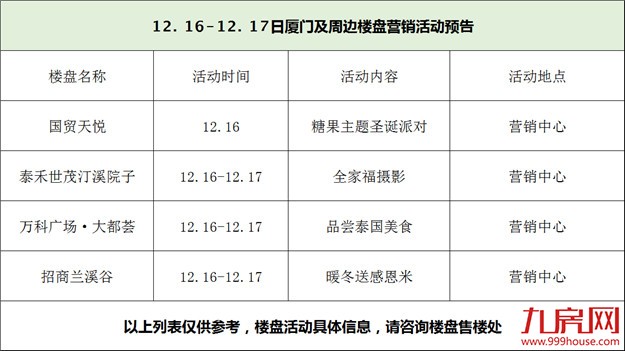 活动预告|寒流将至，周末三场活动陪你过暖冬！——九房网
