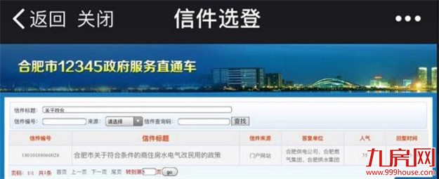 合肥:用于居住的商住房 允许依照民用标准征收电费——九房网