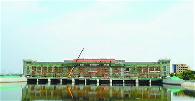 新石浔水闸具防洪挡潮条件 改扩建工程进入扫尾阶段——九房网 新石浔水闸具防洪挡潮条件 改扩建工程进入扫尾阶段——九房网