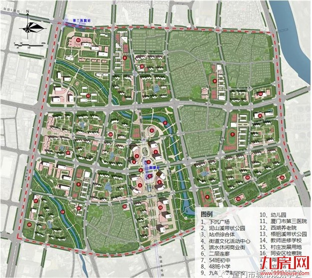 同安祥平保障房地铁社区修建性详细规划 面积246公顷——九房网 同安祥平保障房地铁社区修建性详细规划 面积246公顷——九房网