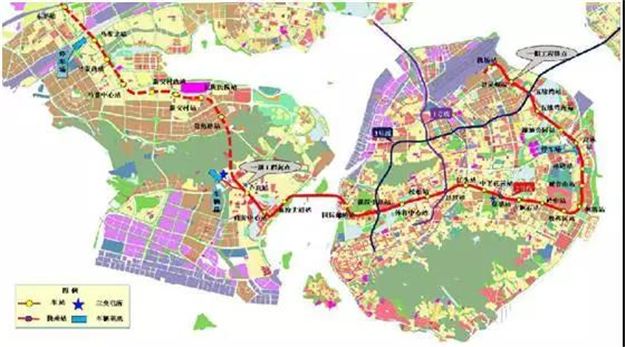 地铁2号线芦坑站5个出入口曝光？ 市发改委这么答复——九房网