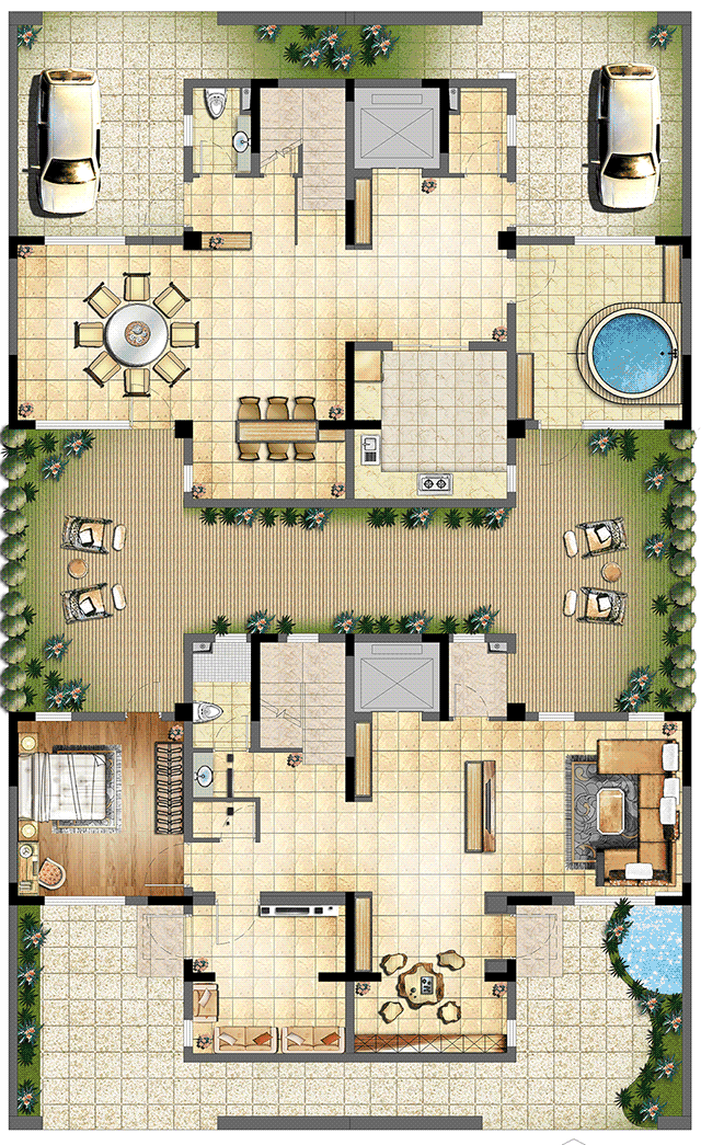 世茂三大爆改款!这样的中式合院刷新想象——九房网 世茂三大爆改款!这样的中式合院刷新想象——九房网