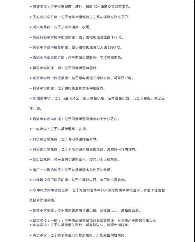 厦教育资源开挂啦！新建、扩建学校，看看你家附近有吗？——九房网