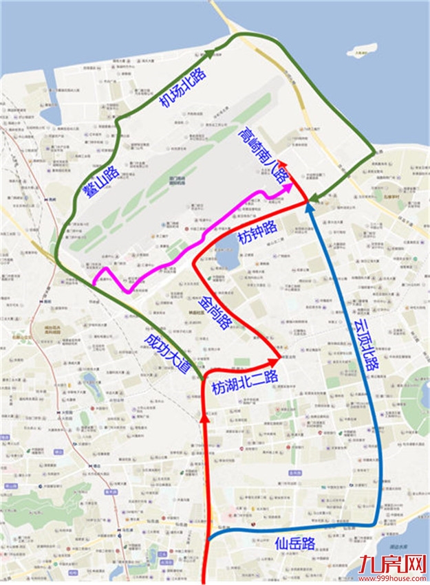 6月2日起,成功大道、枋钟路、翔远三路及禾山路等将采取道路交通限制措施——九房网 6月2日起,成功大道、枋钟路、翔远三路及禾山路等将采取道路交通限制措施——九房网