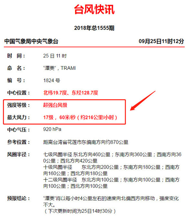 17级超强台风!“潭美”威力逼近“山竹”，它将影响你的国庆...——九房网