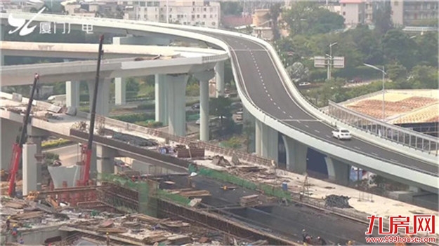 成功大道机场立交改造即将完成 明年春节前或建成通车——九房网 成功大道机场立交改造即将完成 明年春节前或建成通车——九房网