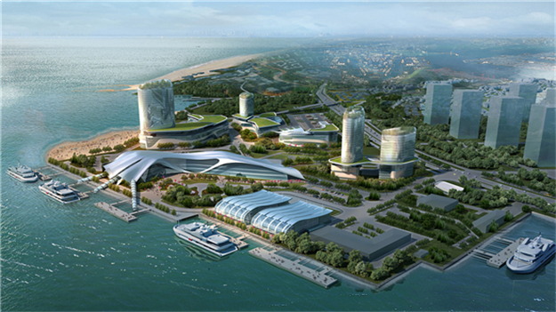 五通码头新建三期候船楼 预计明年年初完工——九房网