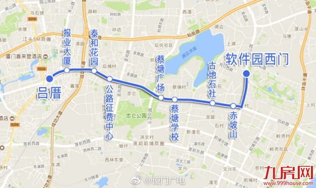 厦门公交集团拟新增6条定制公交线路——九房网