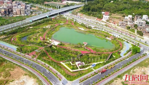 厦门又多了一个水系公园，就在翔安南路——九房网
