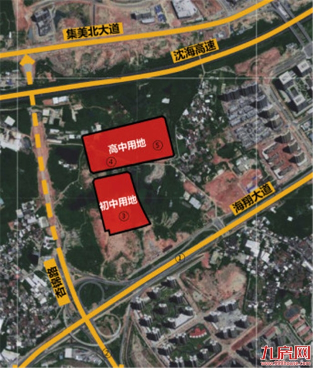 快讯！外国语学校集美校区今天早上开工！预计2021年完工——九房网