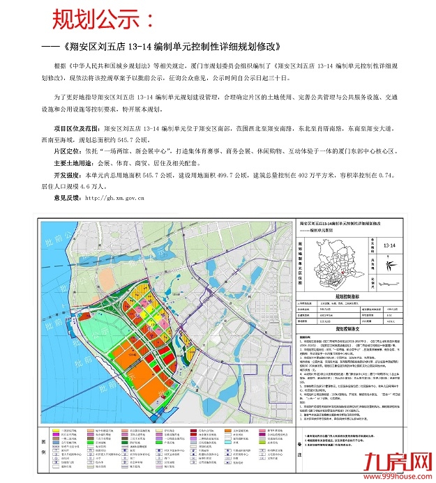 最新消息!翔安刘五店规划为厦门东部中心核心区!人口规模4.6万——九房网 最新消息!翔安刘五店规划为厦门东部中心核心区!人口规模4.6万——九房网