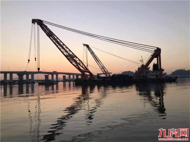 1374米“钢铁长龙”昨日全部入海！横跨厦门三区工程全面开工!——九房网