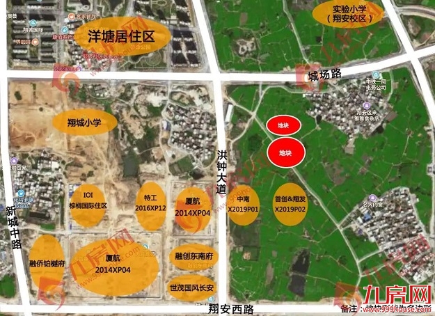 总建14.82万方！最低起拍楼面价1.8万/㎡！6月1日，海沧、翔安三幅地块出让！——九房网