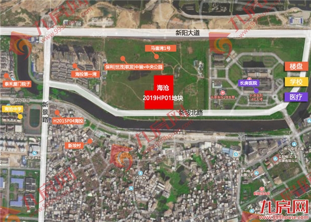 快讯！XX以XX亿,楼面价XXX元/㎡竞得海沧2019HP01地块——九房网