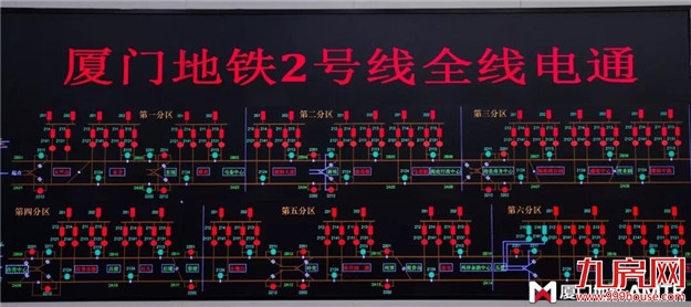 喜讯!厦门地铁2号线全线“电通”!——九房网 喜讯!厦门地铁2号线全线“电通”!——九房网