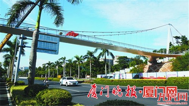 健康步道首座桥梁建成 连接薛岭山和虎头山公园——九房网