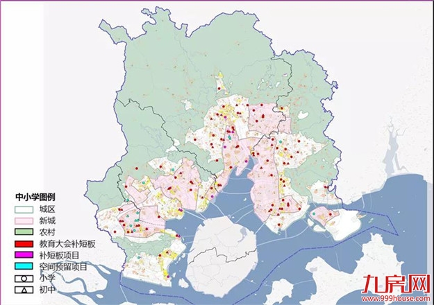 厦门岛外幼儿园中小学近期建设规划出炉！速看规划图——九房网