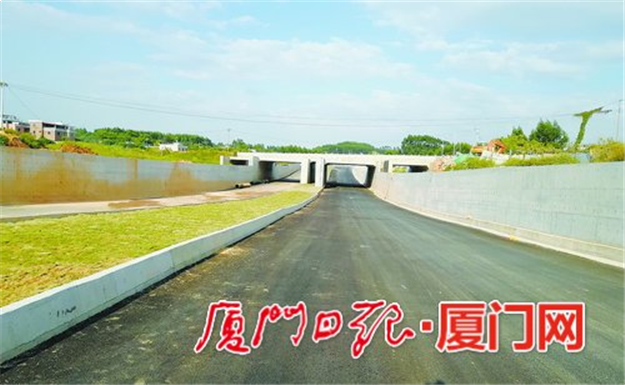 翁角路下穿海沧铁路支线立交下月底通车 从海翔大道到角美更省时——九房网