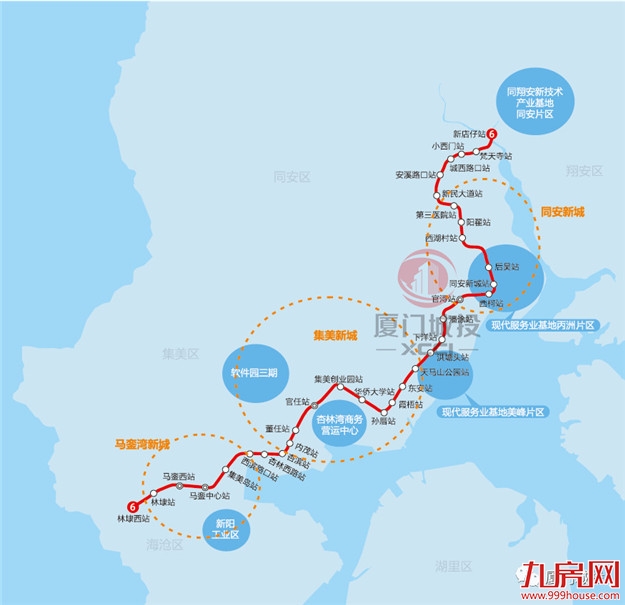 重磅!6号线传来最新消息! 林埭西至华侨大学段走向曝光!——九房网 重磅!6号线传来最新消息! 林埭西至华侨大学段走向曝光!——九房网