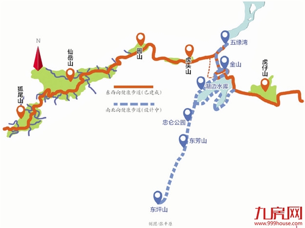 厦门今年开建南北向健康步道 从五缘湾至东山水库与万石山步道衔接——九房网 厦门今年开建南北向健康步道 从五缘湾至东山水库与万石山步道衔接——九房网