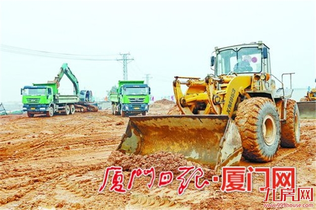 道路先行全速推进 厦门新机场片区新开工2个项目——九房网