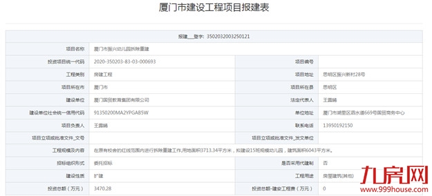 总投11亿！13万平！同安环东海域将新建19栋住宅…——九房网